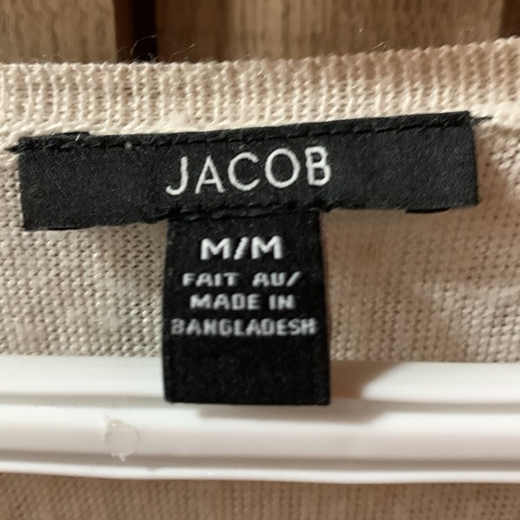 White long sleeve blouse JACOB size medium - Picture 4 of 4